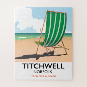 Puzzle Affiche de la plage de Titchwell Norfolk