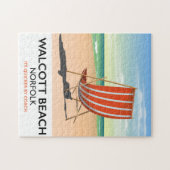 Puzzle Affiche de la plage de Walcott, bord de mer de Nor (Horizontal)