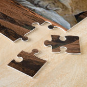 Puzzle affiche de montagne cougar (Côté)