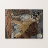Puzzle affiche de montagne cougar (Horizontal)