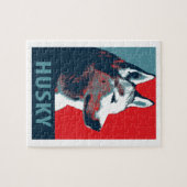 Puzzle Affiche de parodie politique sibérienne Husky (Horizontal)