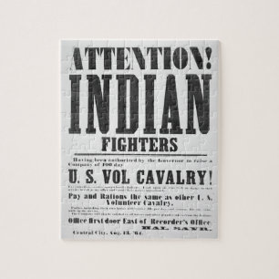 Puzzle Affiche de recrutement pour la cavalerie
