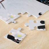 Puzzle Affiche de ski de Lillehammer Norvège. (Côté)
