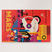 Puzzle Affiche de touriste de Mars (Horizontal)