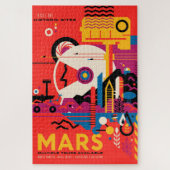 Puzzle Affiche de touriste de Mars (Vertical)