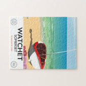 Puzzle Affiche de train vintage Watchet Somerset (Horizontal)