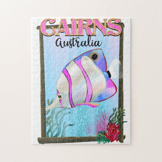 Puzzle Affiche de vacances à Cairns Australie (Vertical)