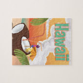 Puzzle Affiche de vacances à la plage à Hawaï (Horizontal)