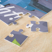 Puzzle Affiche de vacances d'Angel Falls Venezuela. (Côté)