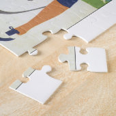 Puzzle Affiche de Vintage voyage des Bermudes (Côté)