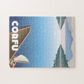 Puzzle Affiche de voyage à Corfou (Horizontal)
