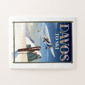 Puzzle Affiche de voyage à Davos Suisse (Horizontal)