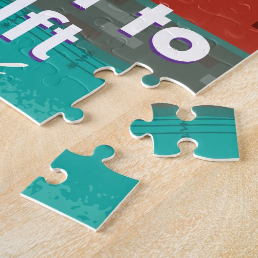 Puzzle Affiche de voyage à Delft Hollande (Côté)