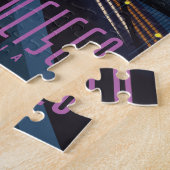 Puzzle Affiche de voyage à San Francisco (Côté)