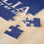 Puzzle affiche de voyage Australia Cricket Vintage (Côté)