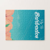 Puzzle Affiche de voyage classique pour Barbade (Horizontal)