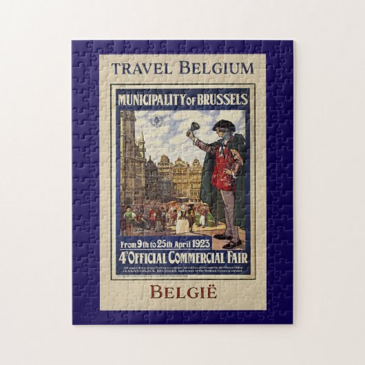 Puzzle Affiche de voyage de Belgique (1923) (Vertical)