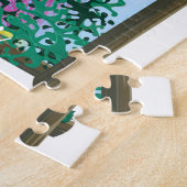 Puzzle Affiche de voyage de Byron Bay Australie. (Côté)