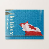 Puzzle Affiche de voyage de Halifax Canada (Horizontal)