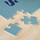 Puzzle Affiche de voyage de la carte algérienne d'Alger (Côté)