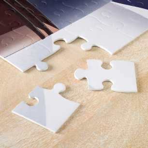 Puzzle affiche de voyage de la locomotive novosibirsk