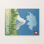 Puzzle Affiche de voyage de la Suisse (Horizontal)