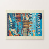 Puzzle Affiche de voyage de Liverpool (Horizontal)
