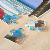 Puzzle Affiche de voyage de plage de Boracay Philippines (Côté)