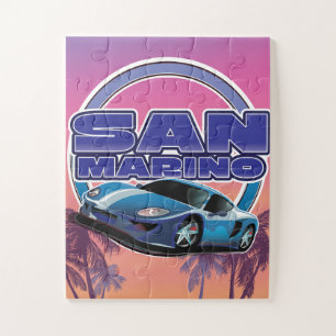 Puzzle Affiche de voyage de San Marino Sports