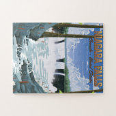 Puzzle Affiche de voyage des chutes du Niagara (Horizontal)