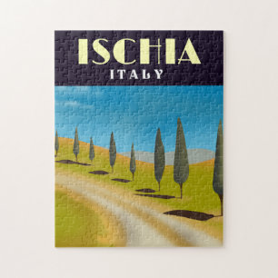 Puzzle Affiche de voyage d'Ischia Italie