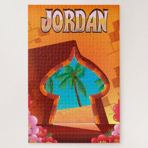 Puzzle Affiche de voyage du Palais Jordanie
