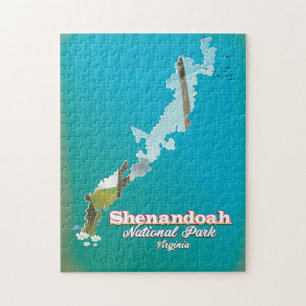 Puzzle Affiche de voyage du parc national de Shenandoah.