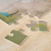 Puzzle affiche de voyage du parc national Hot Springs Mag (Côté)