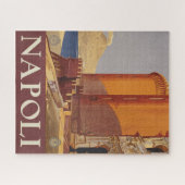 Puzzle Affiche De Voyage Du Vésuve Et De La Baie De Naple (Horizontal)
