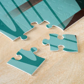 Puzzle Affiche de voyage du Viaduc de Leaderfoot en Écoss (Côté)