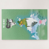 Puzzle Affiche de voyage en Inde (Horizontal)