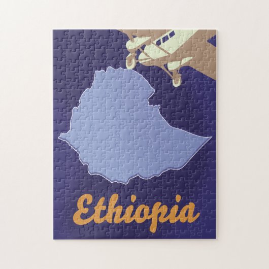 Puzzle Affiche de voyage Éthiopie (Vertical)