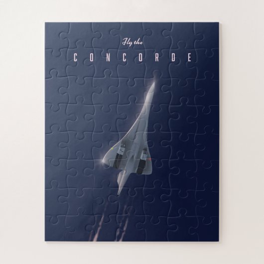 Puzzle Affiche de voyage Fly The Concorde (Vertical)