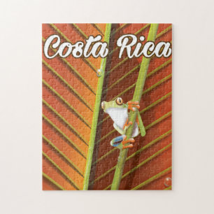 Puzzle Affiche de voyage grenouille empoisonnée du Costa 