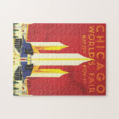 Puzzle Affiche de voyage logo américain (Horizontal)