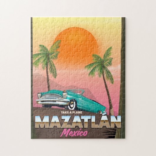 Puzzle Affiche de voyage Mazatlán Mexique (Vertical)