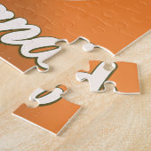 Puzzle affiche de voyage rétro du drapeau national d'Irla (Côté)