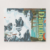 Puzzle Affiche de voyage sur le Danube (Horizontal)
