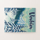 Puzzle Affiche de voyage Verbier Suisse (Horizontal)
