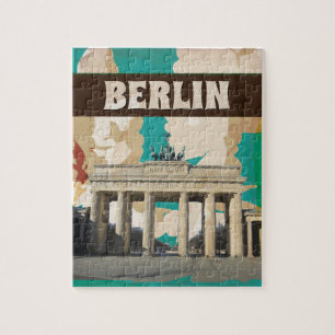 Puzzle Affiche de voyage vintage Berlin