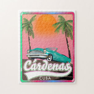 Puzzle Affiche de voyage vintage Cárdenas Cuba