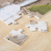 Puzzle affiche de voyage vintage Virginia State (Côté)