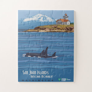 Puzzle Affiche du monument national des îles San Juan