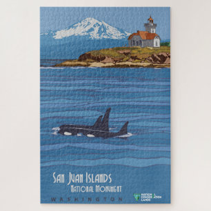 Puzzle Affiche du monument national des îles San Juan
